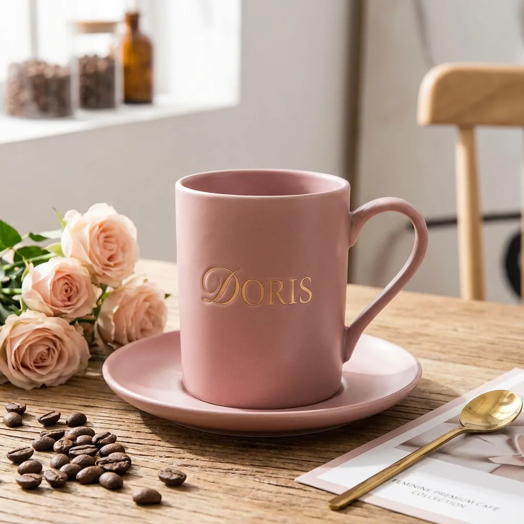 Ly sứ hồng Doris